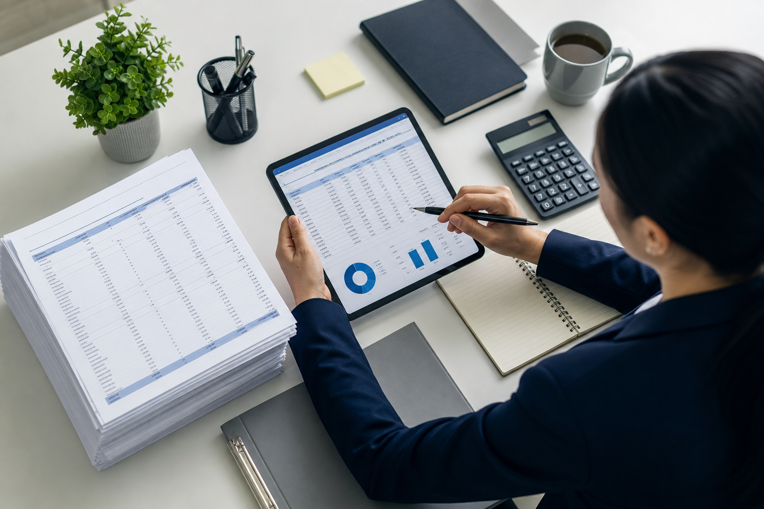 Payroll dashboard with salary, tax, attendance and benefits visibility