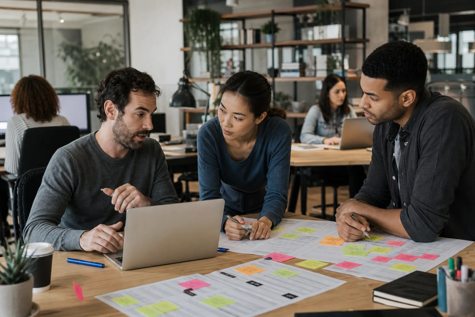 Growing startup team managing informal HR processes